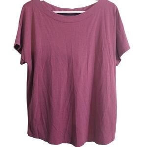 Boden Supersoft T-Shirt Dusty Pink 14 Casual‎ Cotton Summer Loose Neutral Layer
